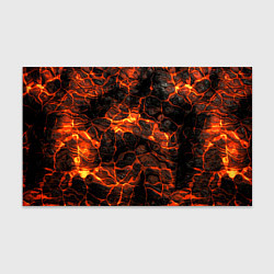 Бумага для упаковки Горящая лава, цвет: 3D-принт