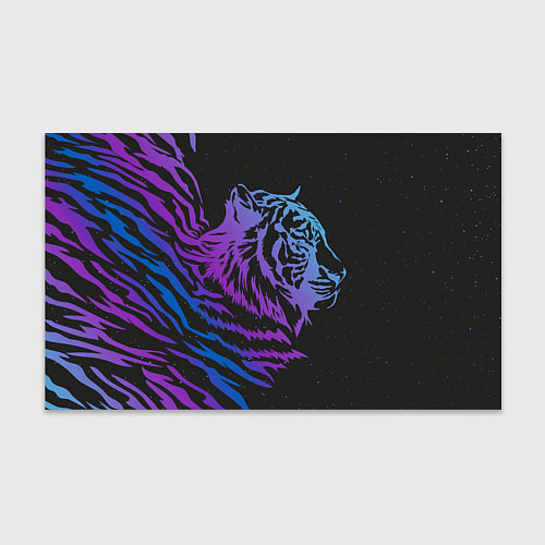 Бумага для упаковки Tiger Neon / 3D-принт – фото 1
