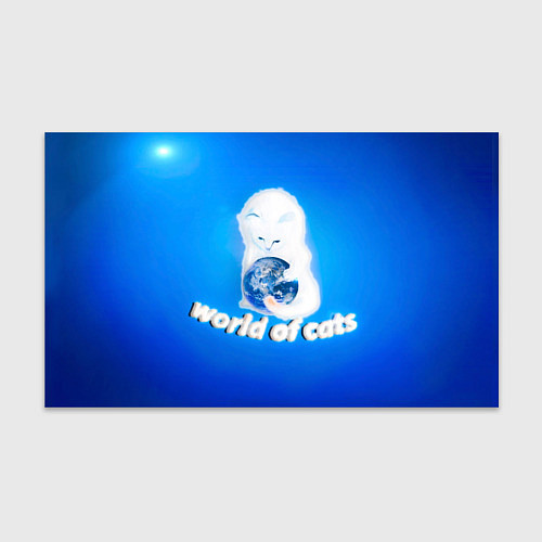 Бумага для упаковки World of Cats / 3D-принт – фото 1