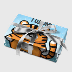 Бумага для упаковки Тигренок с Новым годом!, цвет: 3D-принт — фото 2