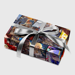 Бумага для упаковки Геншин импакт, персонажи, цвет: 3D-принт — фото 2