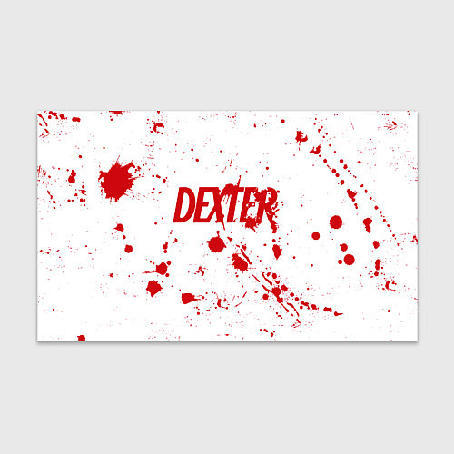 Бумага для упаковки Dexter logo Декстер брызги крови / 3D-принт – фото 1