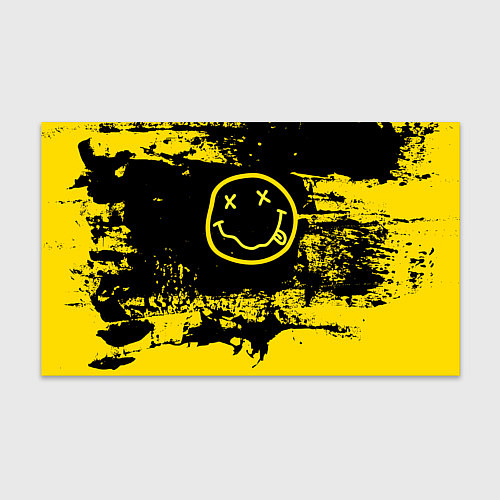 Бумага для упаковки Нирвана Гранж Nirvana Smile / 3D-принт – фото 1