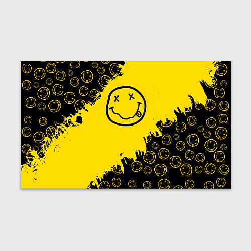Бумага для упаковки Nirvana Smile Нирвана Рваный Паттерн / 3D-принт – фото 1