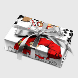 Бумага для упаковки Тигр в шубе Санта Клауса, цвет: 3D-принт — фото 2