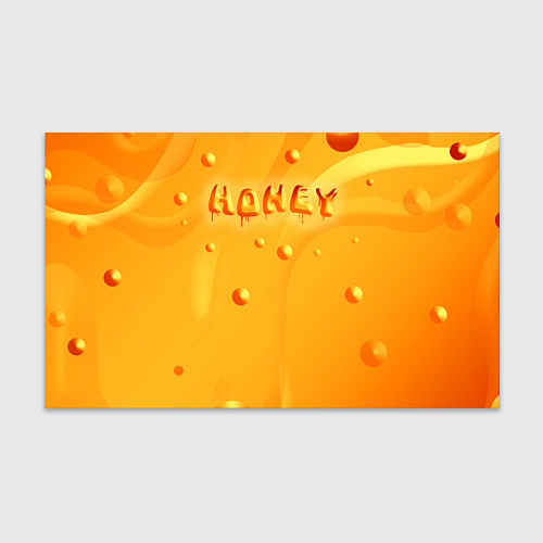 Бумага для упаковки Медовая волна Honey wave / 3D-принт – фото 1