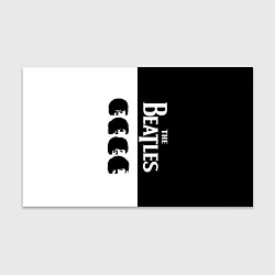 Бумага для упаковки The Beatles черно - белый партер, цвет: 3D-принт