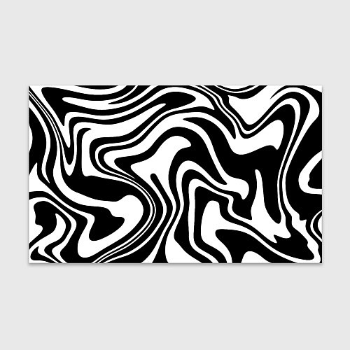 Бумага для упаковки Черно-белые полосы Black and white stripes / 3D-принт – фото 1