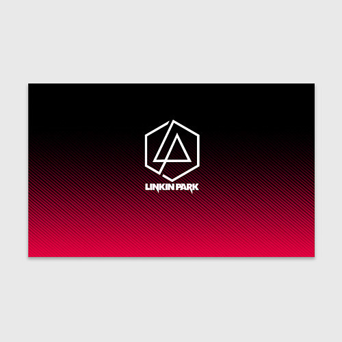 Бумага для упаковки LINKIN PARK LOGO CARBON / 3D-принт – фото 1