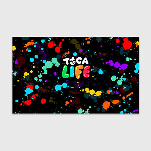 Бумага для упаковки TOCA BOCA RAINBOW PAINTS ТОКА БОКА РАДУЖНЫЕ КРАСКИ / 3D-принт – фото 1