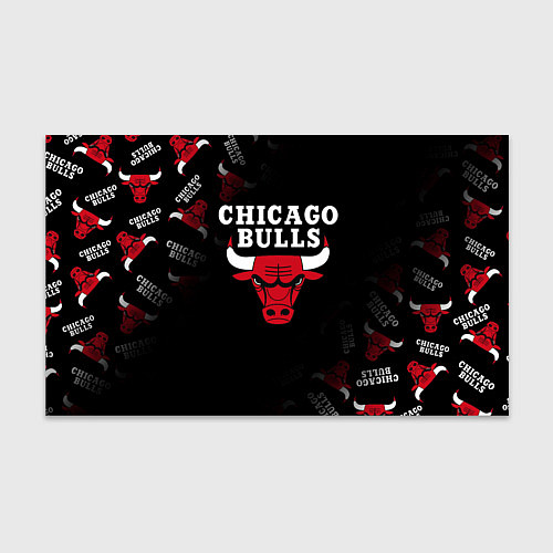 Бумага для упаковки ЧИКАГО БУЛЛС БЫКИ CHICAGO BULLS / 3D-принт – фото 1