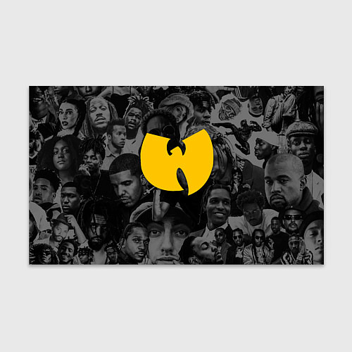 Бумага для упаковки WU-TANG CLAN ЛЕГЕНДЫ РЕПА / 3D-принт – фото 1