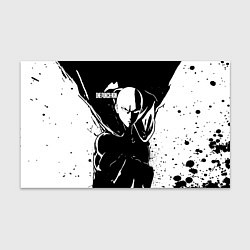 Бумага для упаковки Черно-белый Сайтама One Punch-Man, цвет: 3D-принт