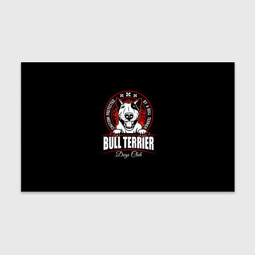 Бумага для упаковки Бультерьер Bull Terrier / 3D-принт – фото 1