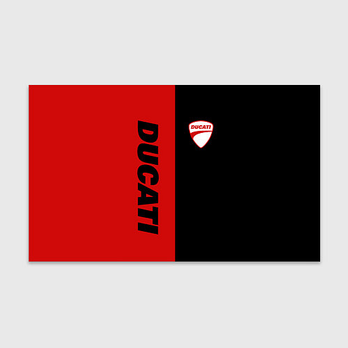 Бумага для упаковки DUCATI BLACK RED BACKGROUND / 3D-принт – фото 1