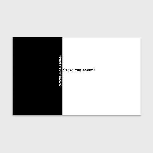 Бумага для упаковки System of a Down - Steal This Album! / 3D-принт – фото 1