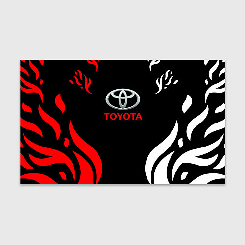 Бумага для упаковки Автомобиль Toyota / 3D-принт – фото 1