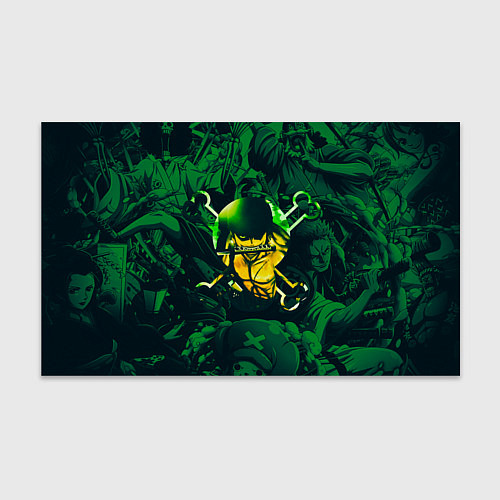 Бумага для упаковки Зоро Ророноа веселый роджер / 3D-принт – фото 1