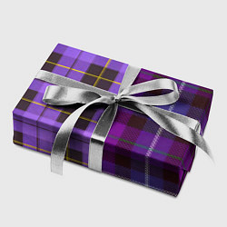 Бумага для упаковки Purple Checkered, цвет: 3D-принт — фото 2