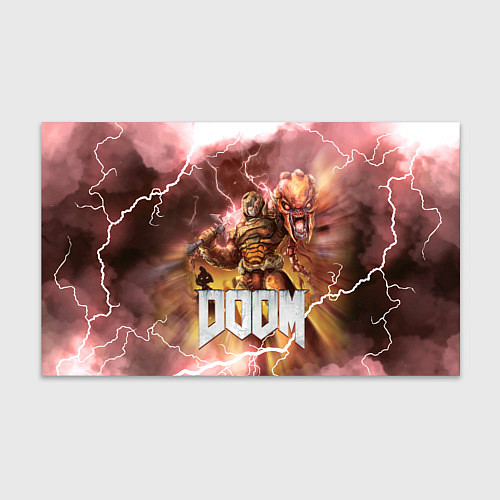 Бумага для упаковки Брутальный DoomGay Hell rock / 3D-принт – фото 1