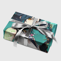 Бумага для упаковки Genshin Impact Xiao Сяо, цвет: 3D-принт — фото 2