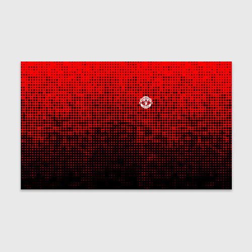 Бумага для упаковки MU red-black / 3D-принт – фото 1