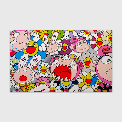 Бумага для упаковки Takashi Murakami кричащий арт / 3D-принт – фото 1