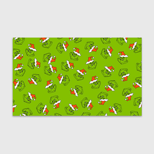 Бумага для упаковки Гринч Укротитель рождества / 3D-принт – фото 1