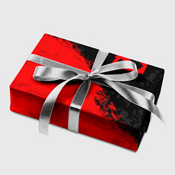 Бумага для упаковки DOTA 2 RED LOGO, БРЫЗГИ КРАСОК, цвет: 3D-принт — фото 2