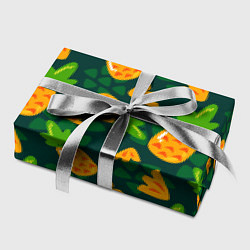 Бумага для упаковки Ананасы Много ананасов, цвет: 3D-принт — фото 2