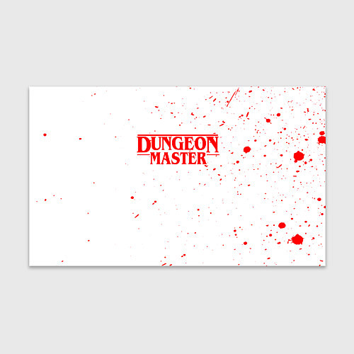 Бумага для упаковки DUNGEON MASTER BLOOD ГАЧИМУЧИ БЕЛЫЙ / 3D-принт – фото 1