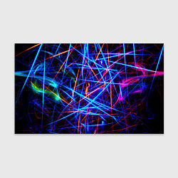 Бумага для упаковки NEON LINES Glowing Lines Effect