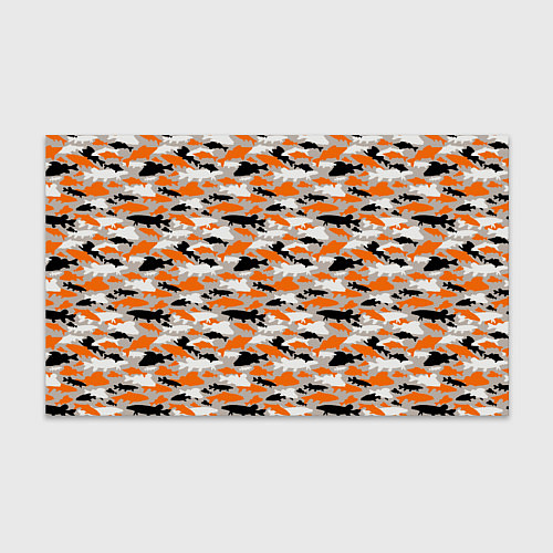Бумага для упаковки Рыболовный камуфляж из рыб / 3D-принт – фото 1