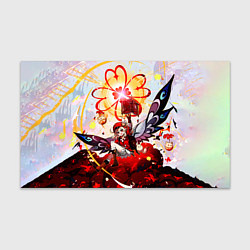 Бумага для упаковки Кли с крыльями при взрыве Genshin Impact, цвет: 3D-принт