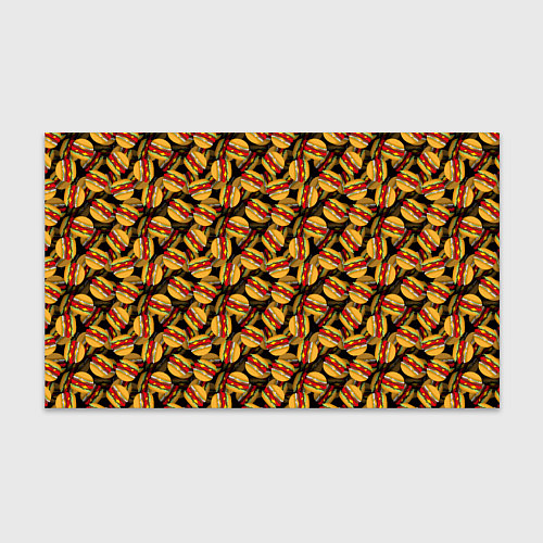 Бумага для упаковки Бургеры Burgers / 3D-принт – фото 1