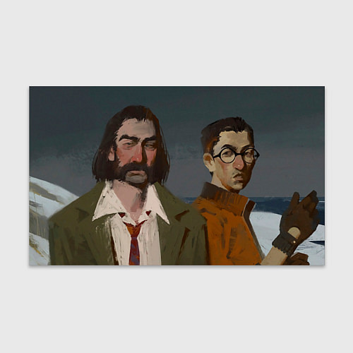 Бумага для упаковки Дюбуа и Куцураги маслом / 3D-принт – фото 1