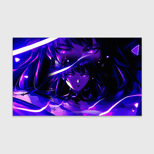 Бумага для упаковки SHOGUN RAIDEN GENSHIN IMPACT НА СПИНЕ / 3D-принт – фото 1