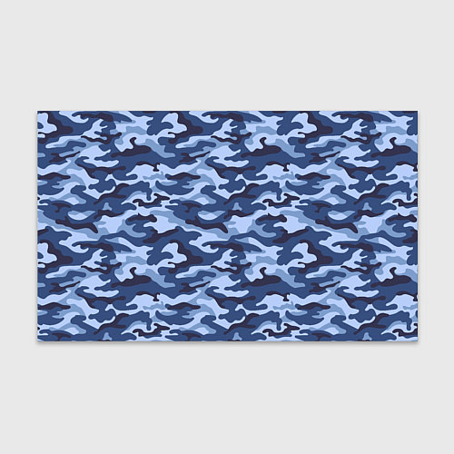 Бумага для упаковки Синий Камуфляж Camouflage / 3D-принт – фото 1