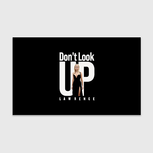 Бумага для упаковки Dont look up: Jennifer Lawrence / 3D-принт – фото 1