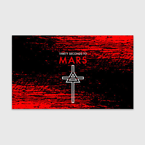 Бумага для упаковки 30 Seconds to Mars - До марса 30 сек / 3D-принт – фото 1