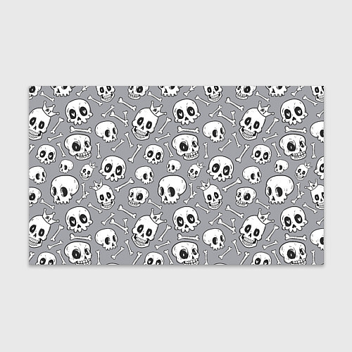 Бумага для упаковки Skulls & bones / 3D-принт – фото 1