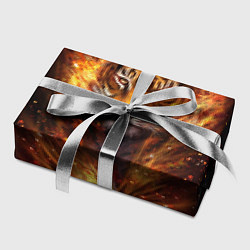 Бумага для упаковки Огненный тигр Сила огня, цвет: 3D-принт — фото 2