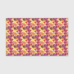 Бумага для упаковки Красивые Сердечки LOVE, цвет: 3D-принт