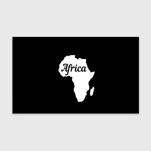 Бумага для упаковки Африка на чёрном / 3D-принт – фото 1