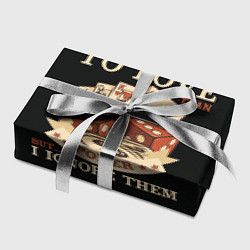 Бумага для упаковки Люблю Покер, цвет: 3D-принт — фото 2