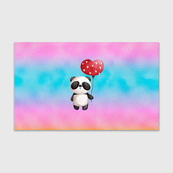 Бумага для упаковки Маленькая панда с сердечком, цвет: 3D-принт