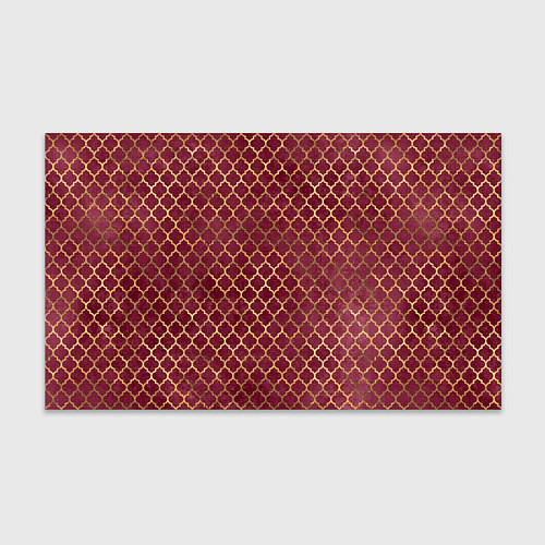 Бумага для упаковки Gold & Red pattern / 3D-принт – фото 1