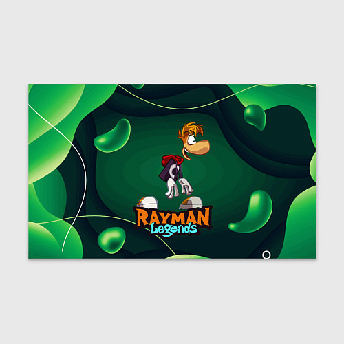 Бумага для упаковки Rayman Legends Green / 3D-принт – фото 1