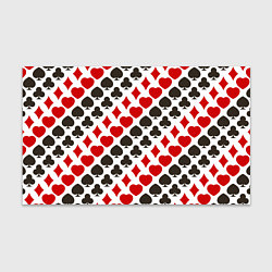 Бумага для упаковки Карточные Масти Card Suits, цвет: 3D-принт