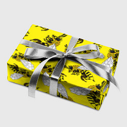 Бумага для упаковки Пчелы на желтом, цвет: 3D-принт — фото 2